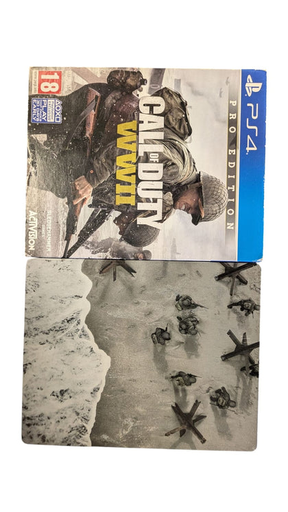 Call Of Duty: WW2 • Sony Playstation 4 Ps4 Game Steelbook Edition