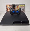 Sony Playstation 3 Slim 120GB Model 2103A  0B Console & 5 Games