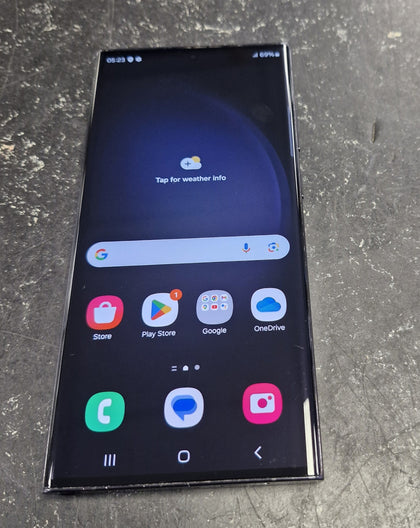 Samsung Galaxy S23 Ultra 256GB Phantom Black unlocked.