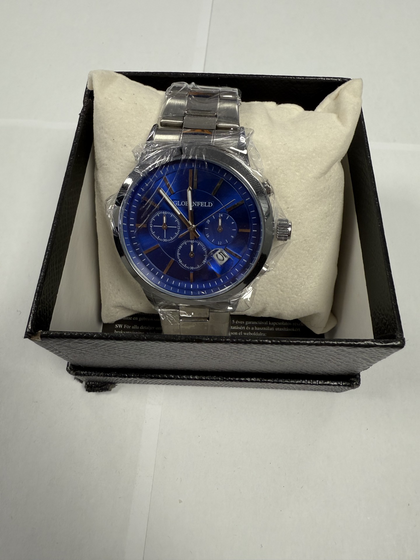 Globenfeld Limited Edition Marksman Silver Blue Hand Assembled Brand