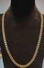 9ct Yellow Gold Curb Link Chain - 15.48G  - 19.5" - Hallmarked