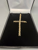 9ct Gold Cross Pendant 375 37.4G 4'' in Length