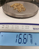 9ct Yellow Solid Gold Figaro Chain 24" 16.67G