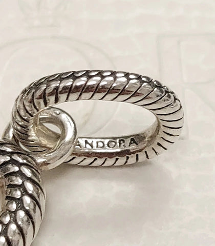 Genuine Pandora Moments Small Pave O Pendant & Open Heart Dangle Charm S925 ALE