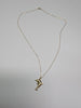 9ct gold necklace with dolphin pendant