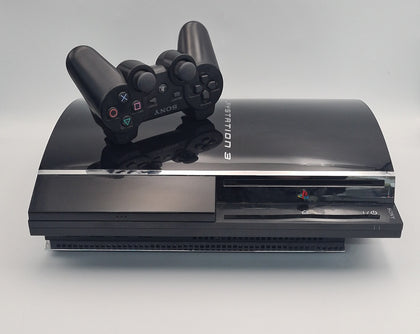 Sony PlayStation 3 60GB backwards compatible black gaming Console with all leads and 1 controller boxed