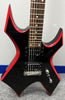 B. C. Rich special-shaped all-in-one Electric guitar, black body, red rim, high gloss, black