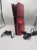 PlayStation 5 Slim Console 1TB with custom Red side plates and one controller