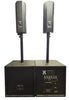 Vonyx VX1000BT 1000W Column Array Speaker Set - Active Powered PA Speakers
