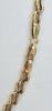 9ct Gold Wavy Link chain 17"