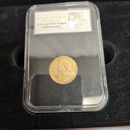 1899 Queen Victoria Old Head Gold Sovereign