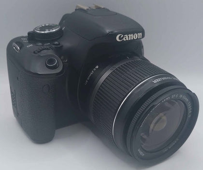 Canon Camera EOS 600D + 18-55mm with Charger Unboxed Black