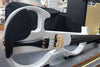 Gear4Music Electric Violin (White) With Amp, Case And Music Stand.