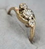 9ct Gold Diamond Ring size J
