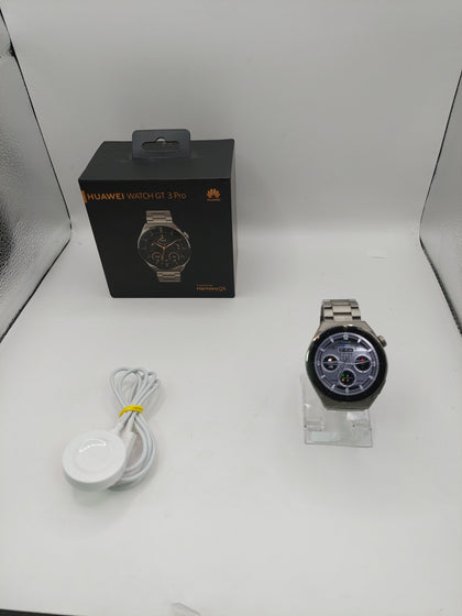 Huawei watch GT 3 Pro 46MM Smart watch with light titanium strap Boxed