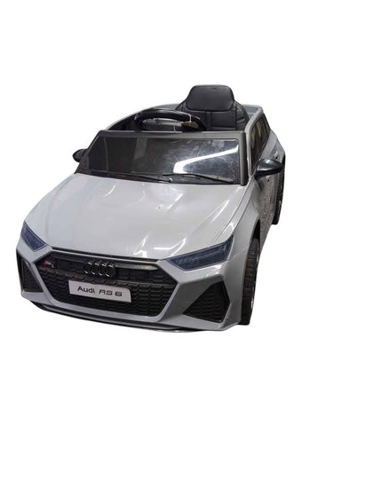 Audi RS 6 Kids 12V Ride On Car - Grey - With Charger