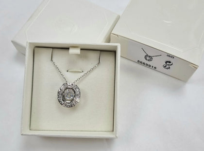 Swarovski Mesmera Octagon Cut Stone Set Necklace