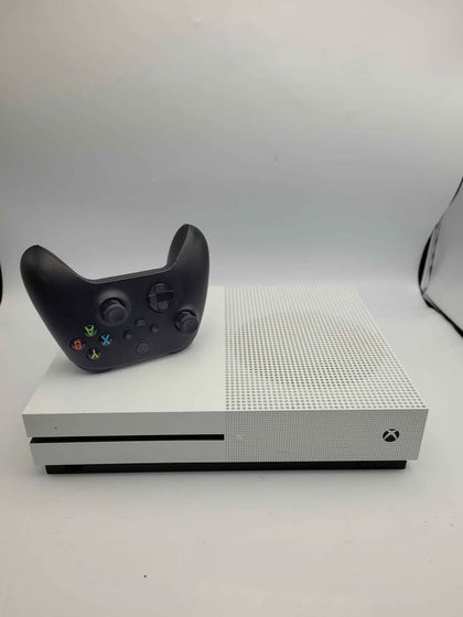 Microsoft Xbox One S Games Console – 500GB – White – Unboxed – Includes Black Wireless Controller