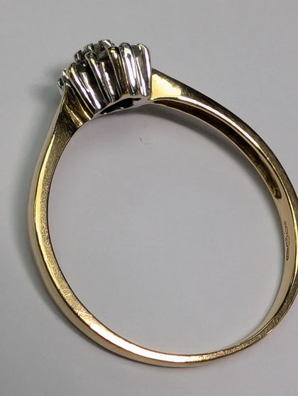 18CT GOLD DIAMOND RING PRESTON STORE