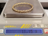9ct Yellow Gold Ladies Hinged Bangle 63.5mm inside diameter -4-5mm width