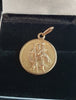 9ct Yellow Gold St Christopher Pendant - 2.5g