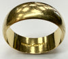 18ct yellow gold wedding band ring size T 1/2