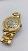 Michael Kors MK-9035 "Halo" Gents Automatic Skeleton Gold Plated Watch - Steel Bracelet - Unboxed