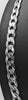 925 STERLING SILVER CURB CHAIN W/ LOBSTER LOCK 24", 128.2G, **BRAND NEW**