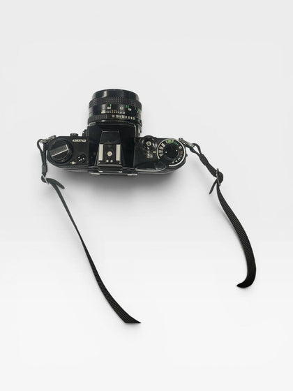 Canon Ae-1 35mm Slr Film Camera With 50mm Lens