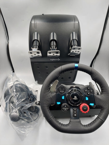 Logitech G29 Driving Force Racing Wheel, Pedals + Shifter w/PSU (PS5/PS4/PS3/PC)
