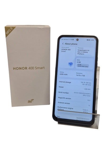 Honor 400 Smart 128GB - 2 YEAR WARRANTY