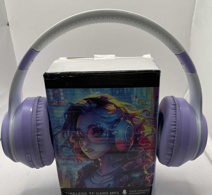 Wireless Purple Headphones