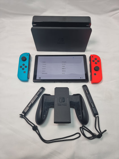 Nintendo Switch OLED  Neon Blue/Neon Red boxed 32GB