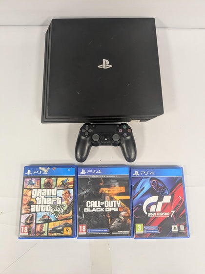Playstation 4 Pro Console, 1TB 3 Game Package