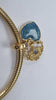 Pandora Gold Disney Beauty and The Beast Enchanted Rose Snake Chain with 2 charms 18cm