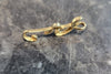 9ct Yellow Gold Letter F Pendant - 1.3G