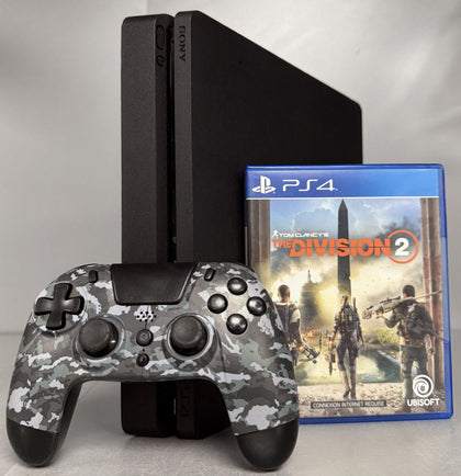 Sony Playstation 4 Slim 500GB Console Bundle ( + The Division 2 ) ** Unboxed **