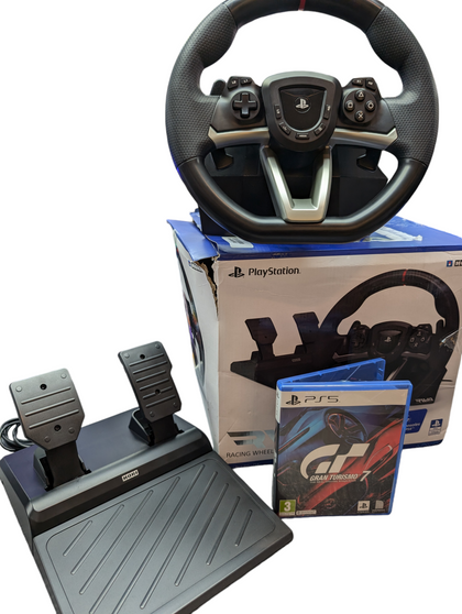 HORI PS5 PLAYSTATION 5 GAMING WHEEL WITH GRANT TURISMO 7 BOXEDB