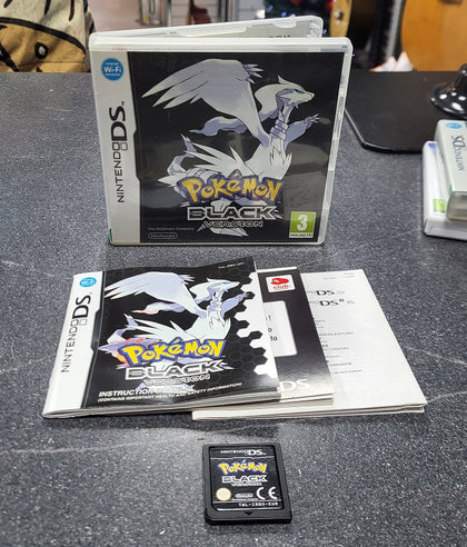 DS Game - Pokemon Black - Boxed With Bookets
