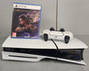 Sony Playstation 5 Slim Disc Console, 1TB, White + Forspoken