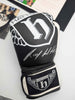 NCS Ricky Hatton Signed 8OZ Boxing Glove With COA, Picture of Signing & Display Case