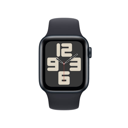 Apple Watch SE GPS 40mm Midnight Aluminium Case with Sport Band - S/M