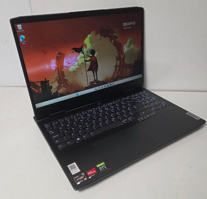 Lenovo IdeaPad 3 Gaming Laptop RTX Ryzen 5 3.3ghz , 8Gb Ram, 512GB SSD windows 11