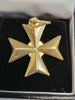 9ct Yellow Gold Maltese Cross - 2.4G - Hallmarked