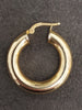 9ct Yellow Gold Hollow Hoop Earrings