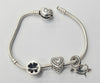 PANDORA HEART BRACELET WITH CHARMS 19CM