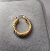 18ct Gold Hoop Earrings