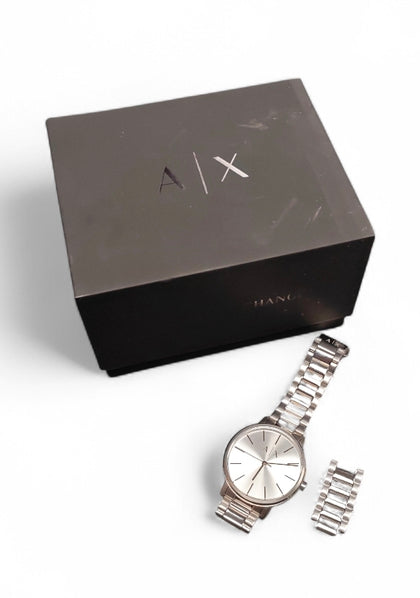 Armani Exchange AX2138 Cade Silver Watch**Boxed**
