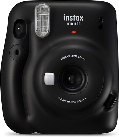 instax mini 11 Instant Camera Charcoal Gray, Built in Flash and Selfie Lens, Film Sold Separately