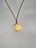 Full Soverign With 9ct Mount And chain